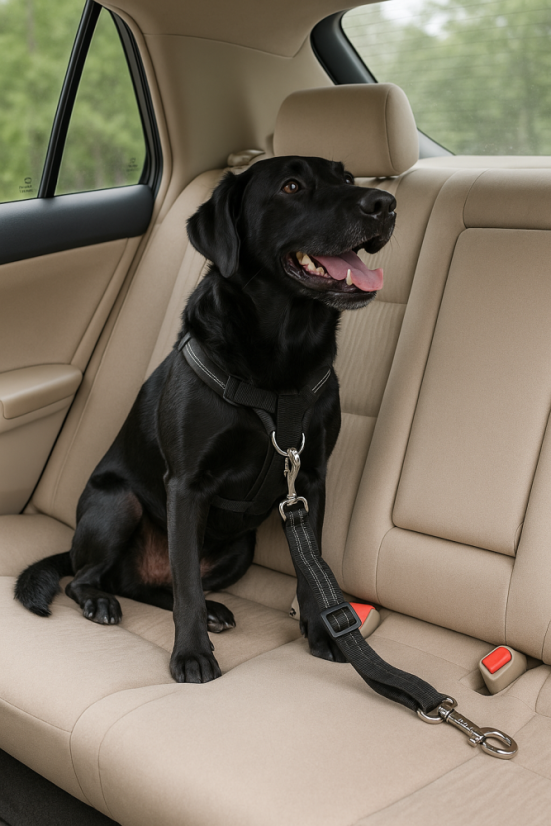 Bezpečnostní pás - Barva: Černá